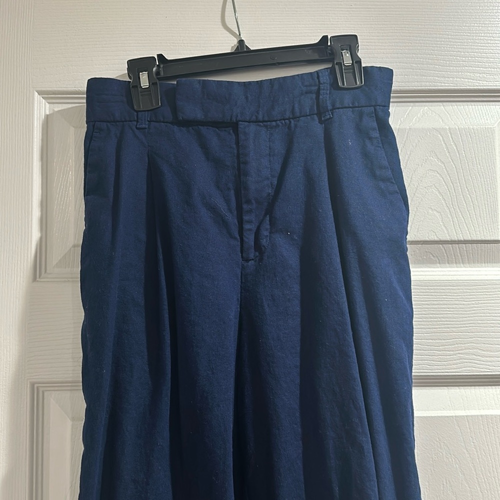 Banana Republic Deep Blue Wide Leg Pants